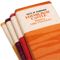 Edinburgh Castle Honey Milk Chocolate Bar by Paper Tiger