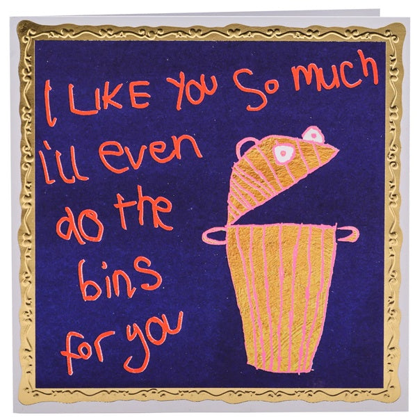 I like you so much card