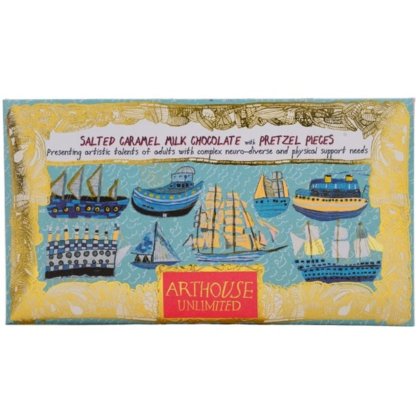 Ship Ahoy Salted Caramel With Milk Chocolate And Pretzel Pieces