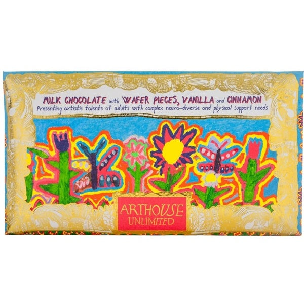 Most Beautiful Garden Milk Chocolate With Wafer Pieces Vanilla And Cinnamon
