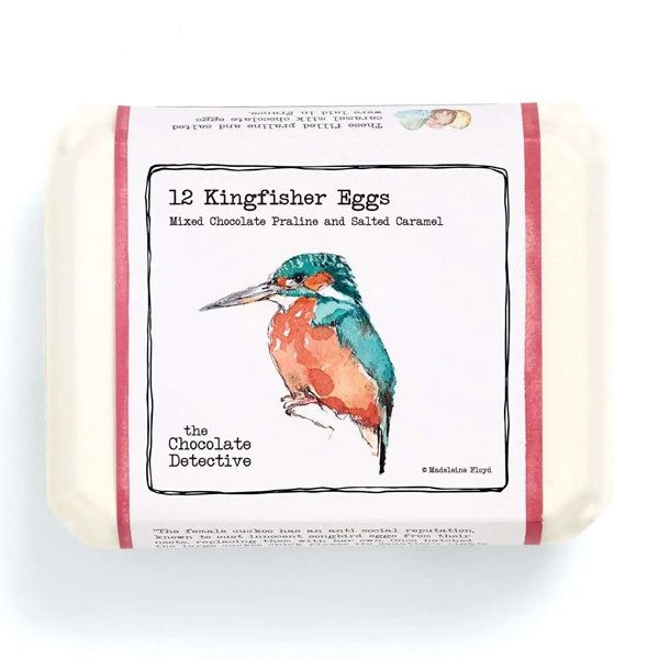 Praline and Salted Caramel Kingfisher Eggs