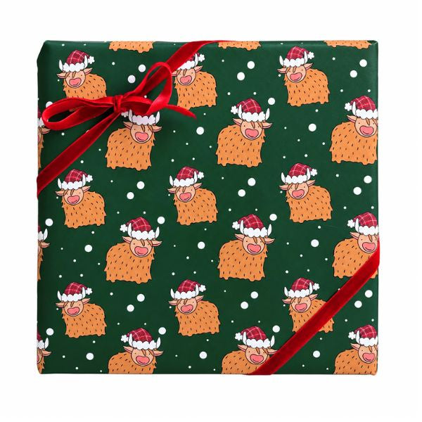 Christmas Cow Sheet Wrap
