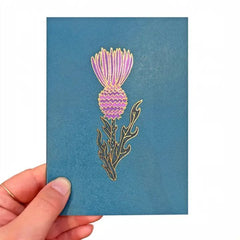 Thistle Gold Foil Card