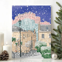 Edinburgh Castle Glitter Advent Calendar