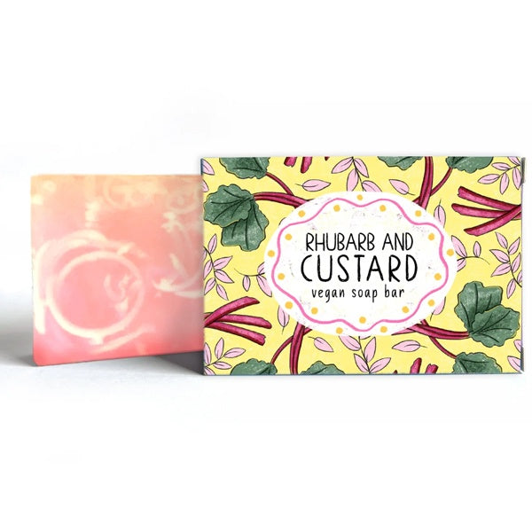 Rhubarb and Custard Scented Soap Bar