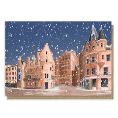 Gold Cockburn Street Christmas Card