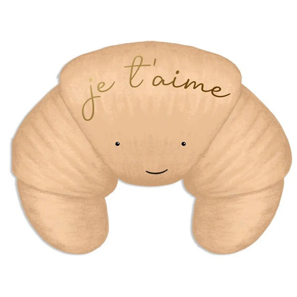 Je t’aime Croissant Valentine's Card