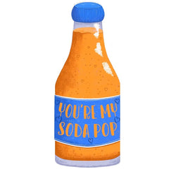 Soda Pop Die Cut Valentine's Card