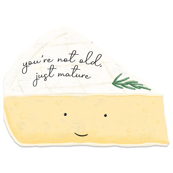 Brie Die Cut Birthday Card