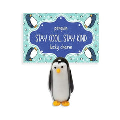 Penguin Glass Lucky Charm