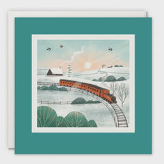 Steam Train Paintworks Christmas Card