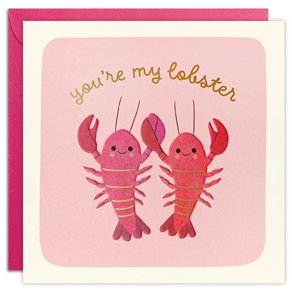 You're my Lobster Square Card