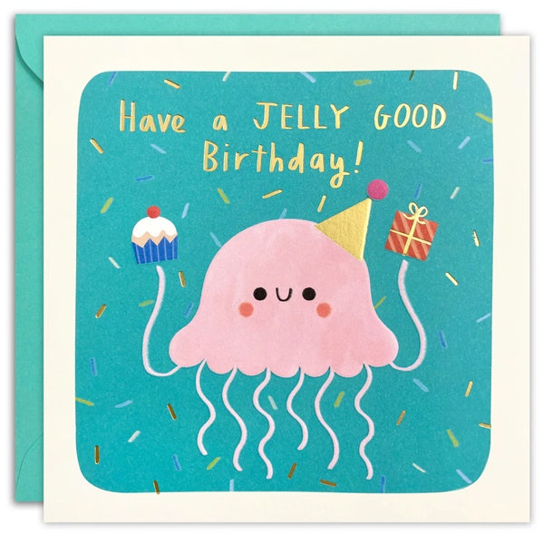 Jelly Good Birthday Square Card