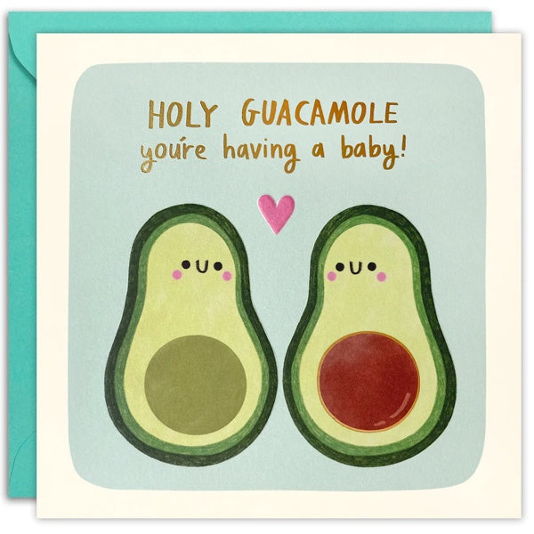 Holy Guacamole Pregnancy Square Card