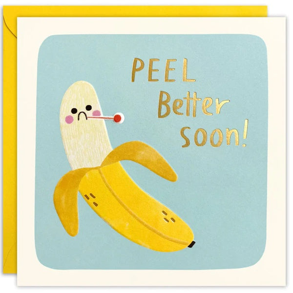 Peel Better Soon Square Card
