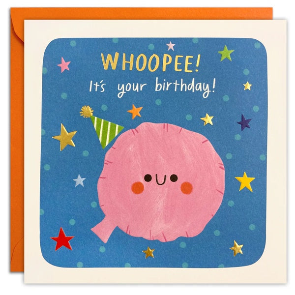 Whoopee Birthday Square Peg Card