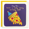 Bro Cheesy Birthday Square Peg Card
