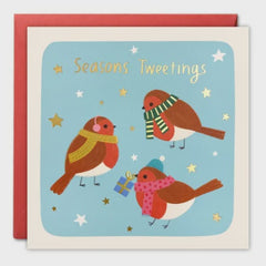Seasons Tweetings Christmas Square Peg Card
