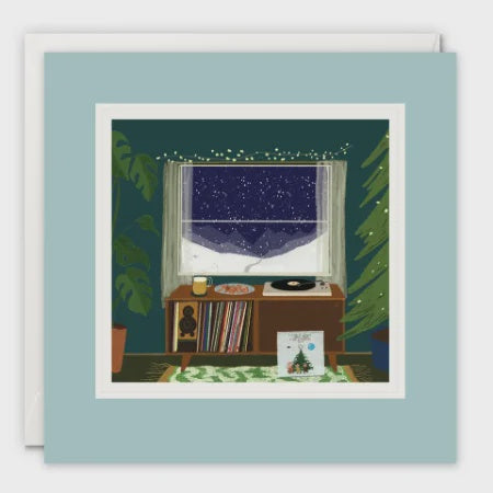 Christmas Records Paintworks Card