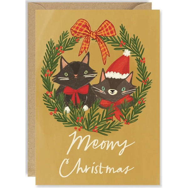 Meowy Christmas Card