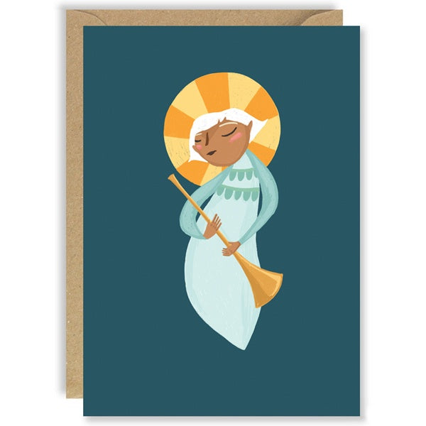 Nativity Angel Greetings Card