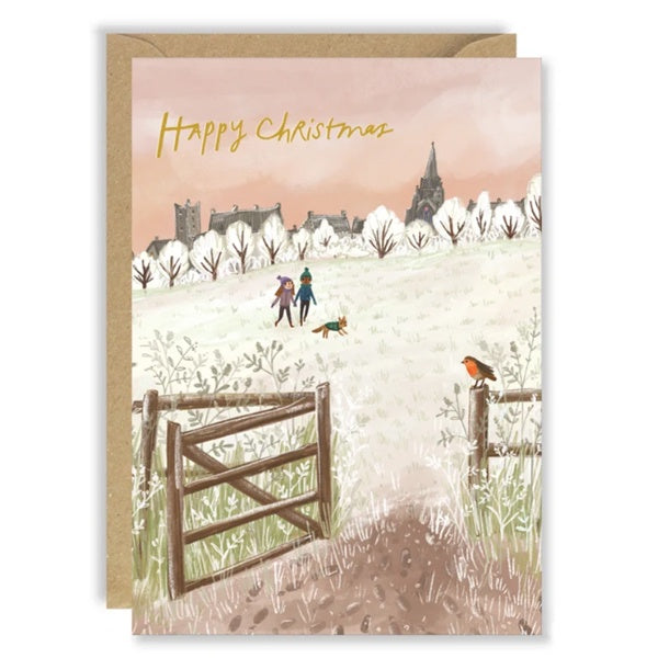 Frosty Morning Greetings Card