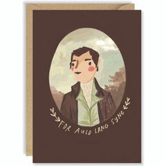 Robert Burns For Auld Lang Syne Card