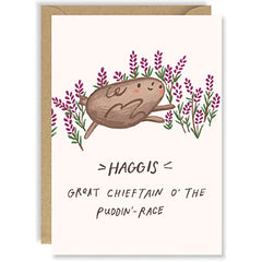 Tae A Haggis Card