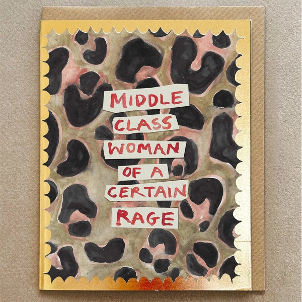 Middle Class Woman Gala Card