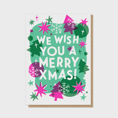 Christmas Pizzazz Letterpress Christmas Card