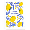 Amalfi Lemons Letterpress Birthday Card