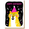Party Lepoard Letterpress Card