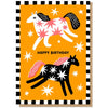 Pony Club Letterpress Birthday Card