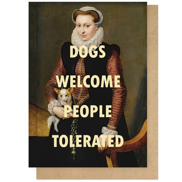 Dogs Welcome Card