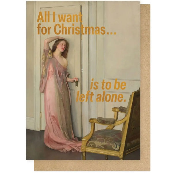 All I Want For Christmas Foiled Card