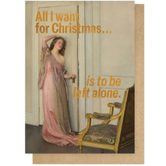 All I Want For Christmas Foiled Card