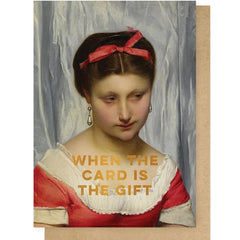 The Gift Card Foiled Christmas Card