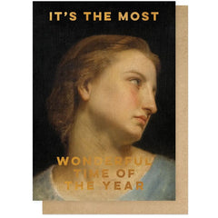 Wonderful Time Foiled Christmas Card