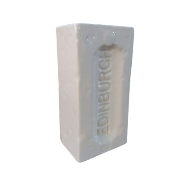 Edinburgh Brick Vase White