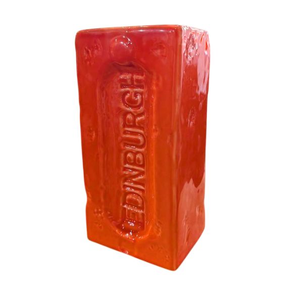 Edinburgh Brick Vase Orange