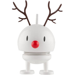 Reindeer Small White Bumble by Hoptimist