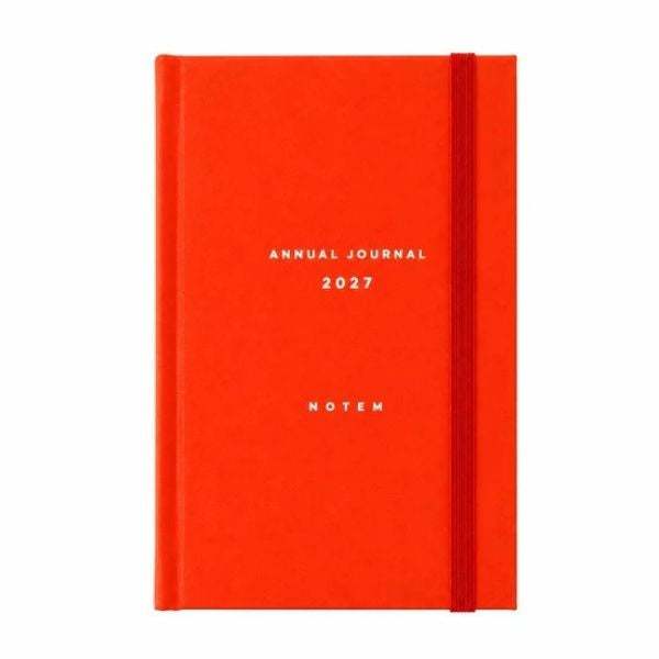 Small Alva Annual Journal 2027 Orange