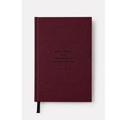 Large Alva 2027 Journal Dark Red