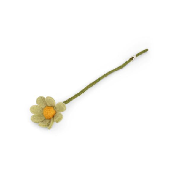 Light Green Anemone Felt Decoration