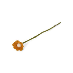 Yellow Anemone Felt Decoration