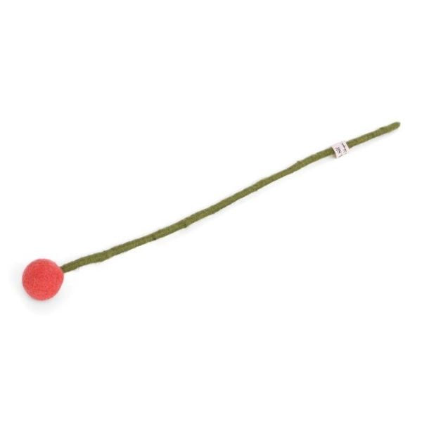 Coral Flower Small Bud Felt Decoration