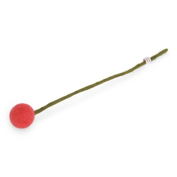 Coral Flower Bud Felt Decoration