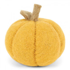 Yellow Felt Pumpkin