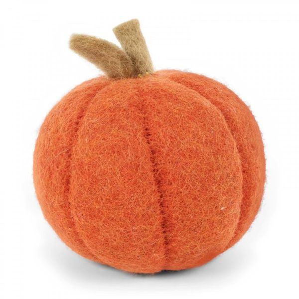 Rusty Red Felt Pumpkin