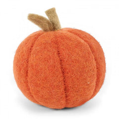 Rusty Red Felt Pumpkin
